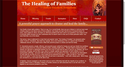 Desktop Screenshot of healingoffamilies.com