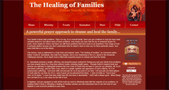 Desktop Screenshot of healingoffamilies.net