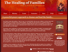 Tablet Screenshot of healingoffamilies.net